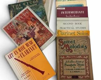 1930s The Etude Music Magazine, Clarinet Study Music Books