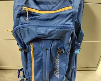Eddie Bauer Royal Blue Rolling Luggage And Adidas Duffle