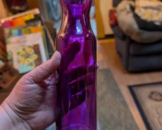 box of multi-colored vases