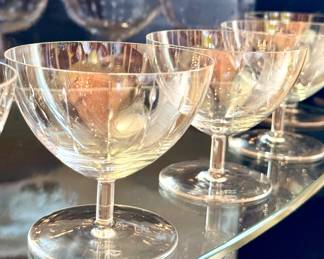 $120 - Vintage Set of Crystal Champagne Glasses