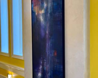 "Slipstreamperseid.7" by Chistina Mcphee Oil on Canvas, 92" x 45", With Paperwork - Call to inquire