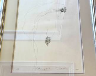 "Yesterdays Wind" lithograph by Native American artist Frank Howell - #3 of 60 - 1981 - Call to inquire