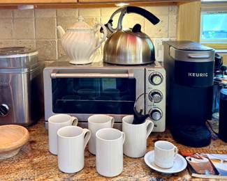 $54 - Cuisinart Toaster Oven - Convection / $42 - Keurig Coffee maker