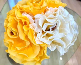 $28 per - Artisan Crafted Mexican Paper Flower, 3 avail