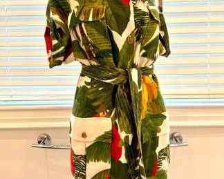 $100 - Farm Rio Cocoa Forest Mini-Dress - Small
