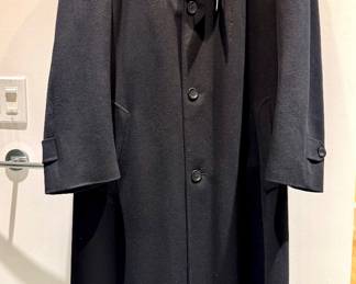 $300. Men’s Canali Lana cashmere Proposta full length over coat from Sam Cavato.