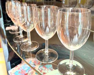 $120 - Vintage set of Crystal Wine Glasses