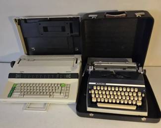 Royal Portable Electronic Typewriter  Adler Portable Manual Typewriter