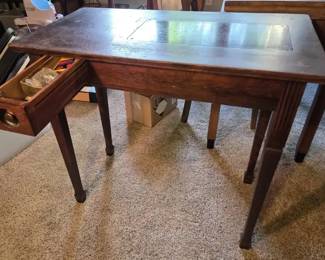 Wood Sewing Machine Cabinet Table  Project Piece