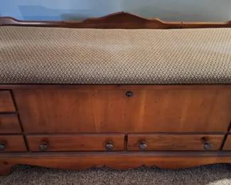 Lane Cedar Chest 3 with linens