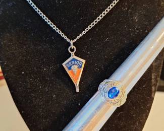 Jostens Parker SD Class Ring  Senior 72 Pendant Necklace