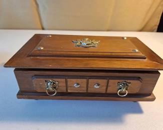 Pocket Knife Collection with Wooden Display Box