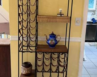 CUSTOM MID CENTURY WINE RACK BY ARTHUR UMANOFF