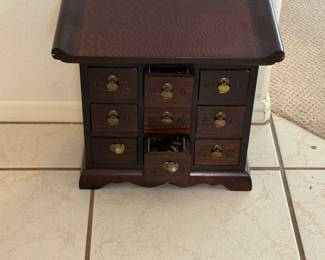 Asian Apothecary Cabinet/Jewelry Box