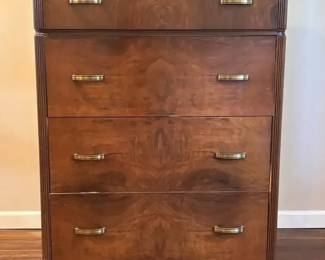 Art Deco Wood Chest of Drawers