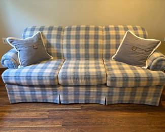 Broyhill Sofa Blue, Pink, White Pattern