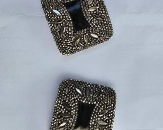 Vintage Marcasite Shoe Clips