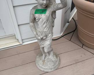 Statue with pedestal