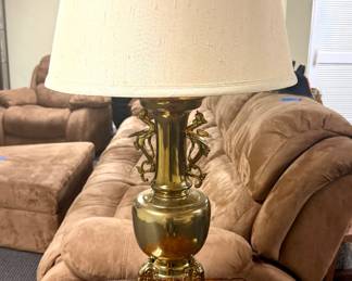 Japanese Style Solid Brass Lamps (2)