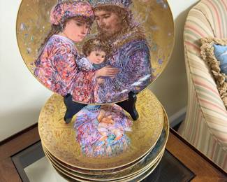 Edna Hibel Collector's Plates