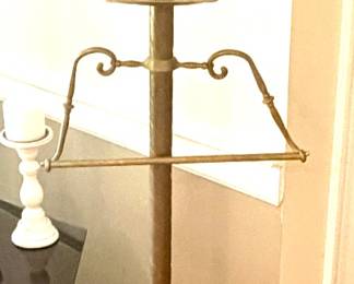 Vintage Brass Valet Stand