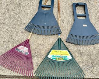 #049 Pair of Leaf Claws and 2 Yard Rakes $18