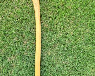 #047 Vintage Hickory Handle Axe Craftsman Sears USA Handle 34” long Blade 7.5”w x 5”h $30