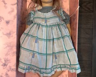 #052 Puppen Kinder Annette Himstedt Kathe Barefoot Children - Kathe 26" Doll in original box $65