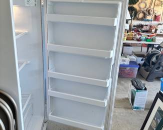 #022		"Clean and Cold! Whirlpool Household Freezer Model EV160NZTQ02 Bring help to move!! 27”d x 30”w x 60”h Per Google “The Whirlpool upright freezer EV160NZTQ02 has a capacity of 15.8 cubic feet”"	 $ 190.00 																						