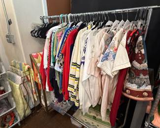 vintage, handmade, curated clothing & blankets - mostly women and some kids