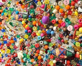 mix of vintage beads