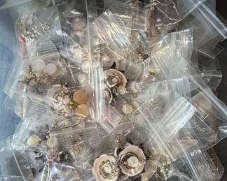 Vintage shell and MOP earrings sets (deadstock in new condition) 2 each ~ 3 for $5 ~ 8 for $10 ~ 25+ $1 each