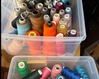 Bulk spools of thread for embroidery and sewing machines $5 each ~ 3 for $10