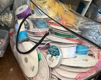 TONS of spools of ribbon