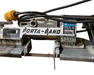 Vintage Rockwell portable band saw
