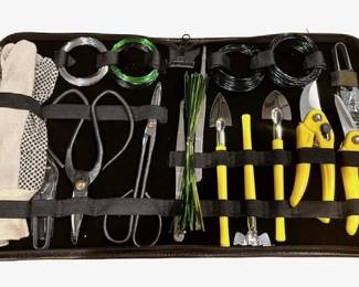 13-piece bonsai tool set for trimming/pruning