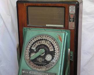 Metal-Typer Identification Medal Machine