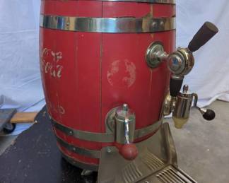 Coca-Cola Barrel Dispenser