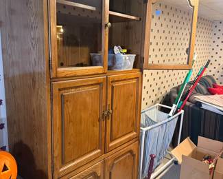 Wood tv cabinet