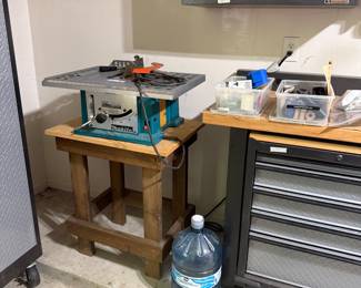 Table saw. More cabinetd