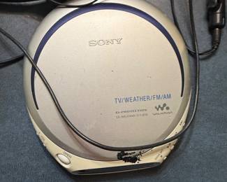 Sony weather radio/cd
