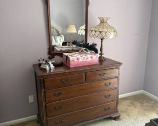Dresser with mirror