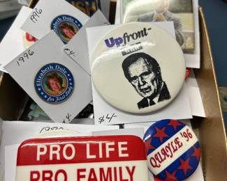Political Vintage Buttons  