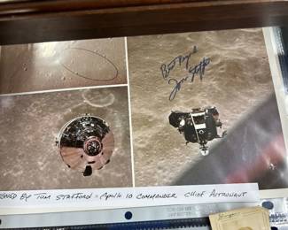 Apollo 10 Astronaut hand signed 8X10 Thomas Stafford