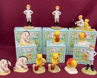 Royal Dalton, Winnie The Pooh, Bone China Disney Royal Dalton, Winnie The Pooh, Bone China Figurines