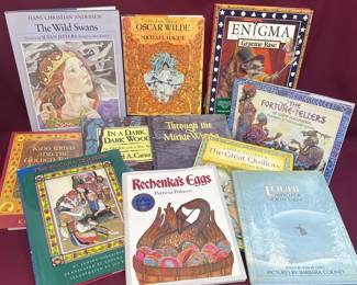 Vtg Signed Fairytales  Fantasy Childrens Books