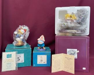 Walt Disney Classics Collection Porcelain Figurines