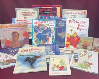 Vtg Signed Childrens Holiday Books