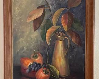 Autumnal Still Life Oil Painting