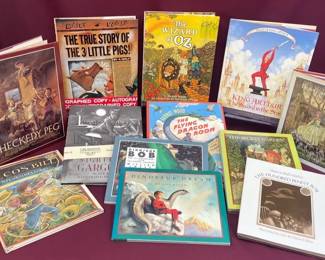 Vtg Signed Classic Tales  Modern Literature Childrens Books